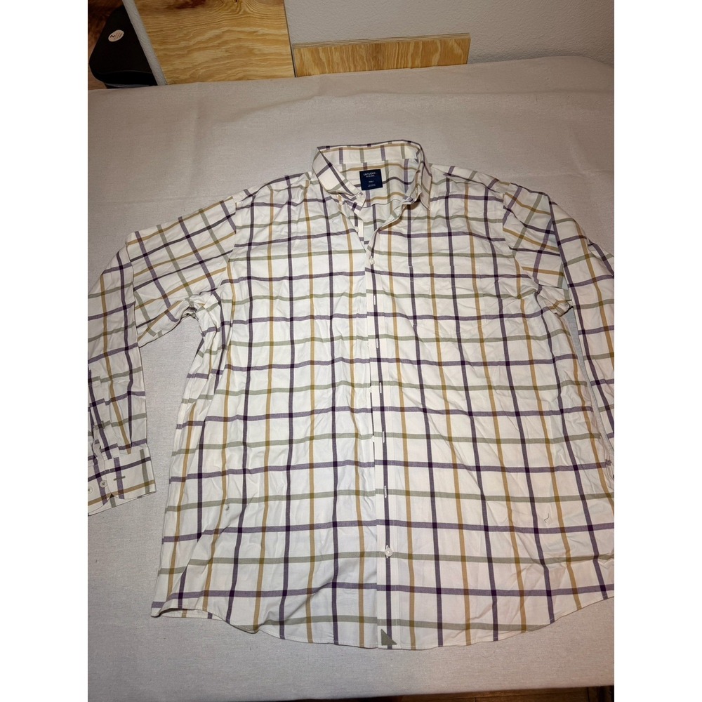 UNTUCKit Men's Long Sleeve Fit by DXL Button Down Shirt Size 3XXLT